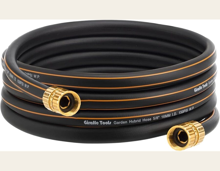 Giraffe Tools Leader Hose 5/8 inch, 15ft Short Garden Hose, No Kink