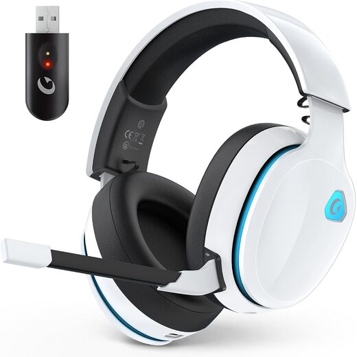 AOC 2.4GHz Wireless Gaming Headset for PS5, PS4, PC, Switch, 45Hr