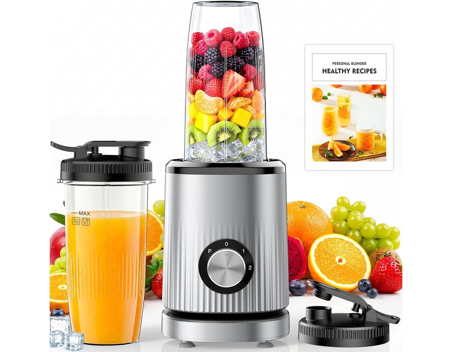 Turelar Smoothie Blender for Shakes with 2 x 24oz To-Go Cups