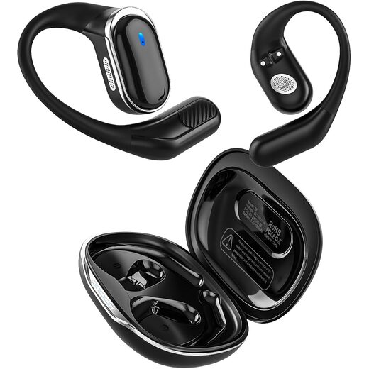 Open Ear Wireless Earbuds Bluetooth Headphones, 80H Playtime Stereo
